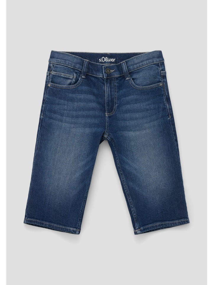 s.Oliver Jeans-Hose 3/4 in Blau günstig kaufen
