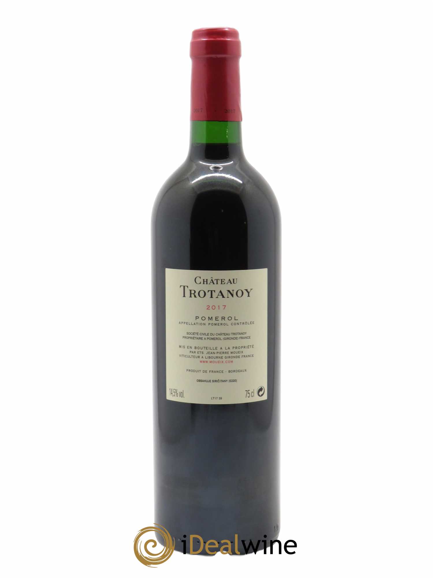 Château Trotanoy (CBO à partir de 6 BTS) 2017 - Lot de 1 Bouteille