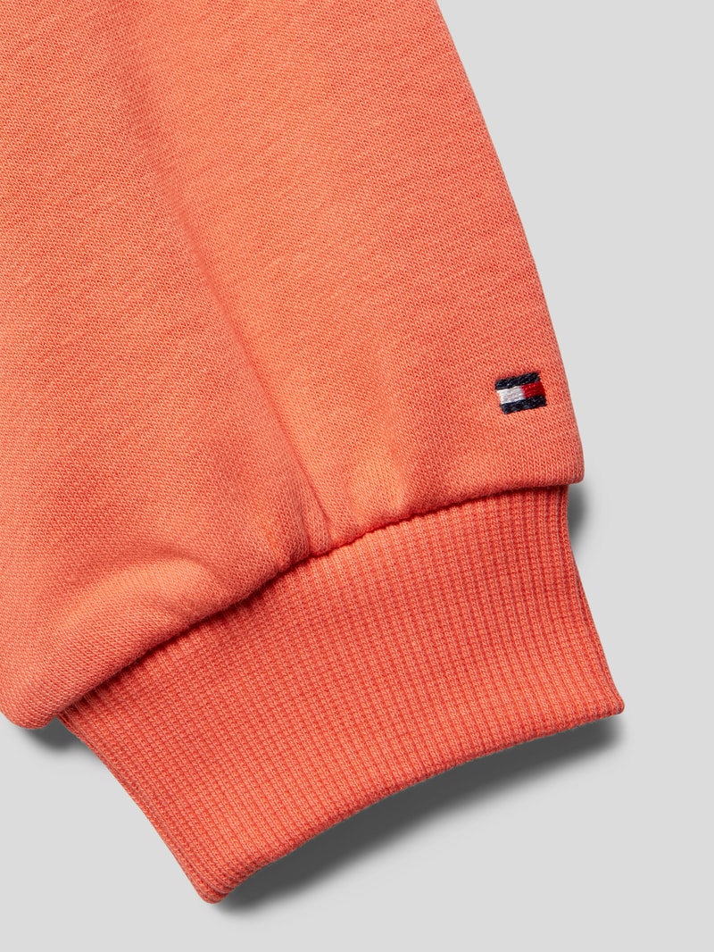 Hoodie mit Label-Print Modell 'MONOTYPE' in lachs