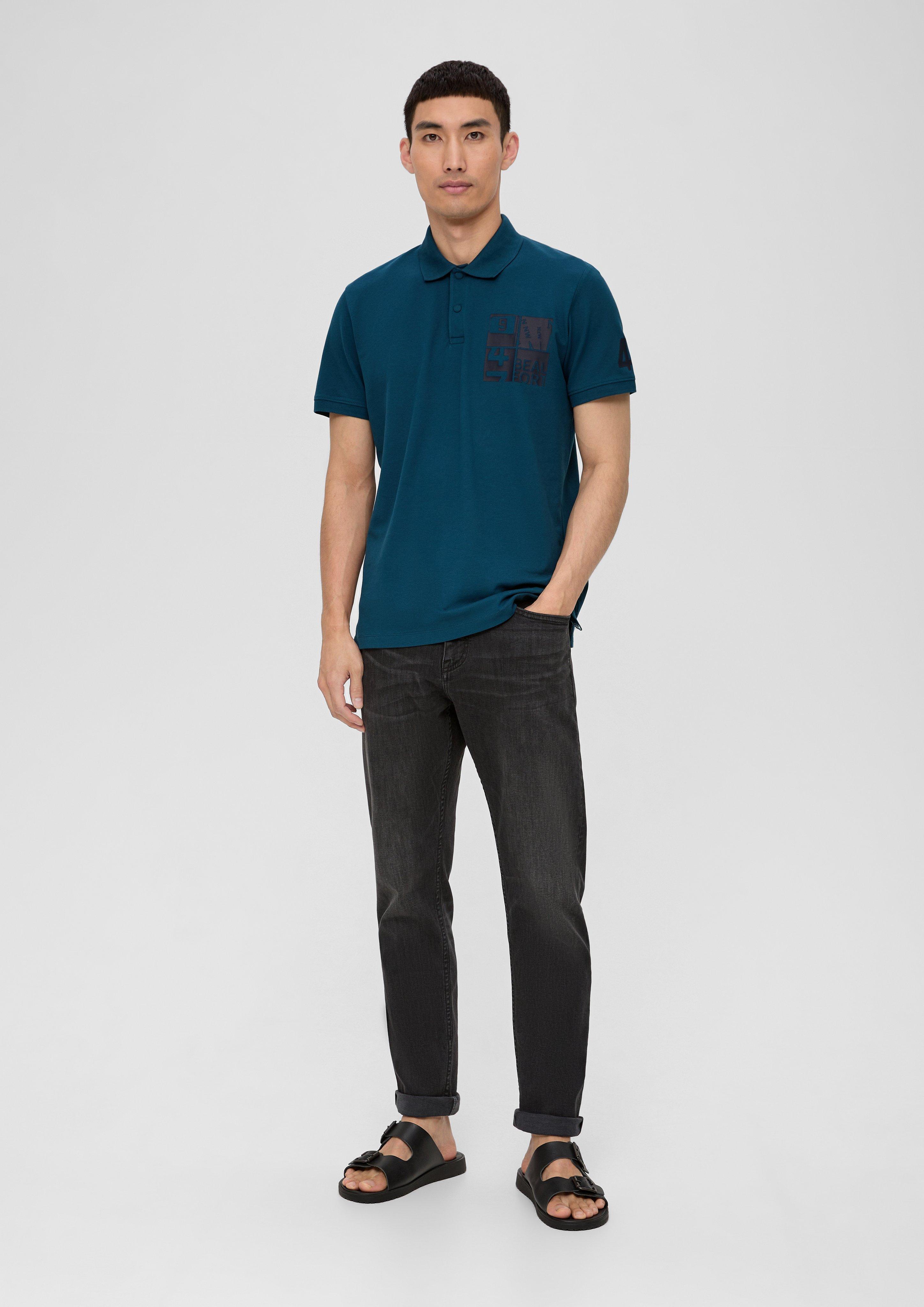 Poloshirt aus Baumwollstretch  2135699-69D1