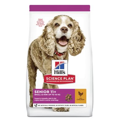 Hill's Science Plan Senior 11+ Small & Mini mit Huhn