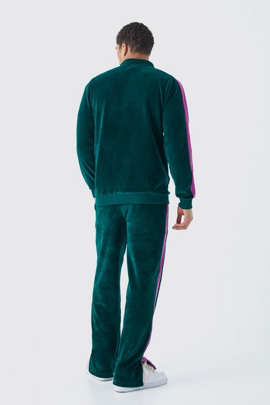 Velour Harrington-Jacke