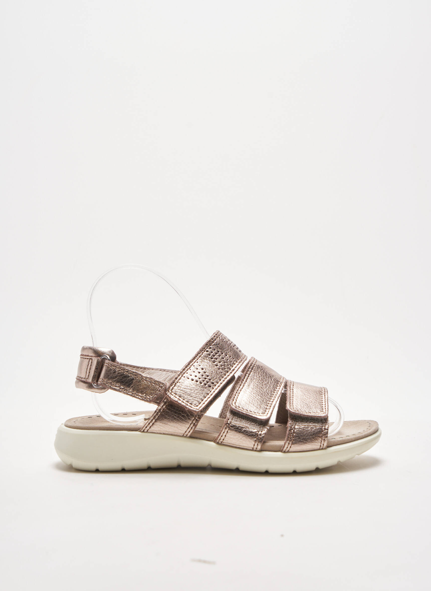 Ecco Sandales Nu Pieds Femme couleur beige