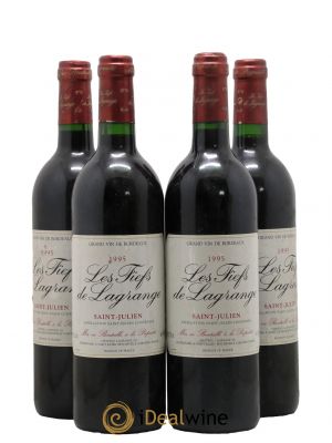 Les Fiefs de Lagrange Second Vin  1995 - Lot de 4 Bouteilles