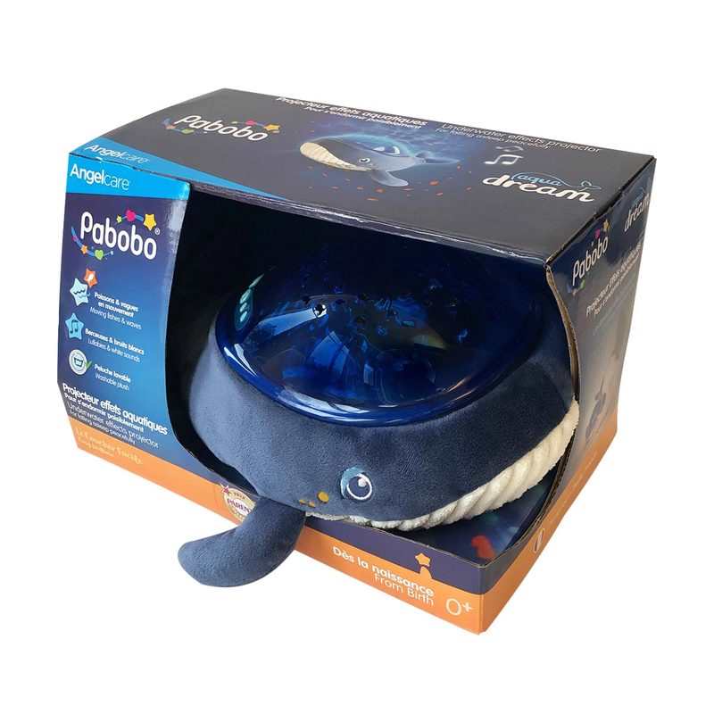 Veilleuse peluche baleine projecteur d'ambiance aqua dream Pabobo