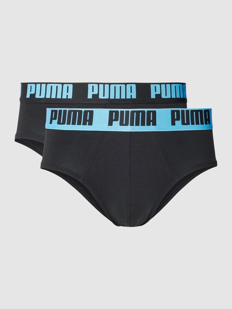 Trunks im 2er-Pack mit Logo-Bund in schwarz
