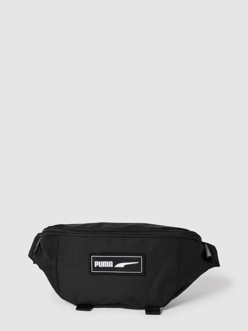 Bauchtasche mit Label-Detail Modell 'PUMA Deck Waist Bag' in schwarz