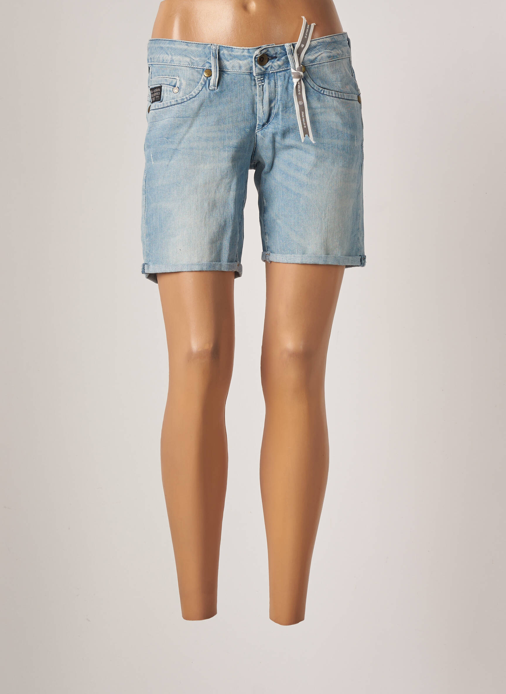 G Star Shorts 1 Femme couleur bleu