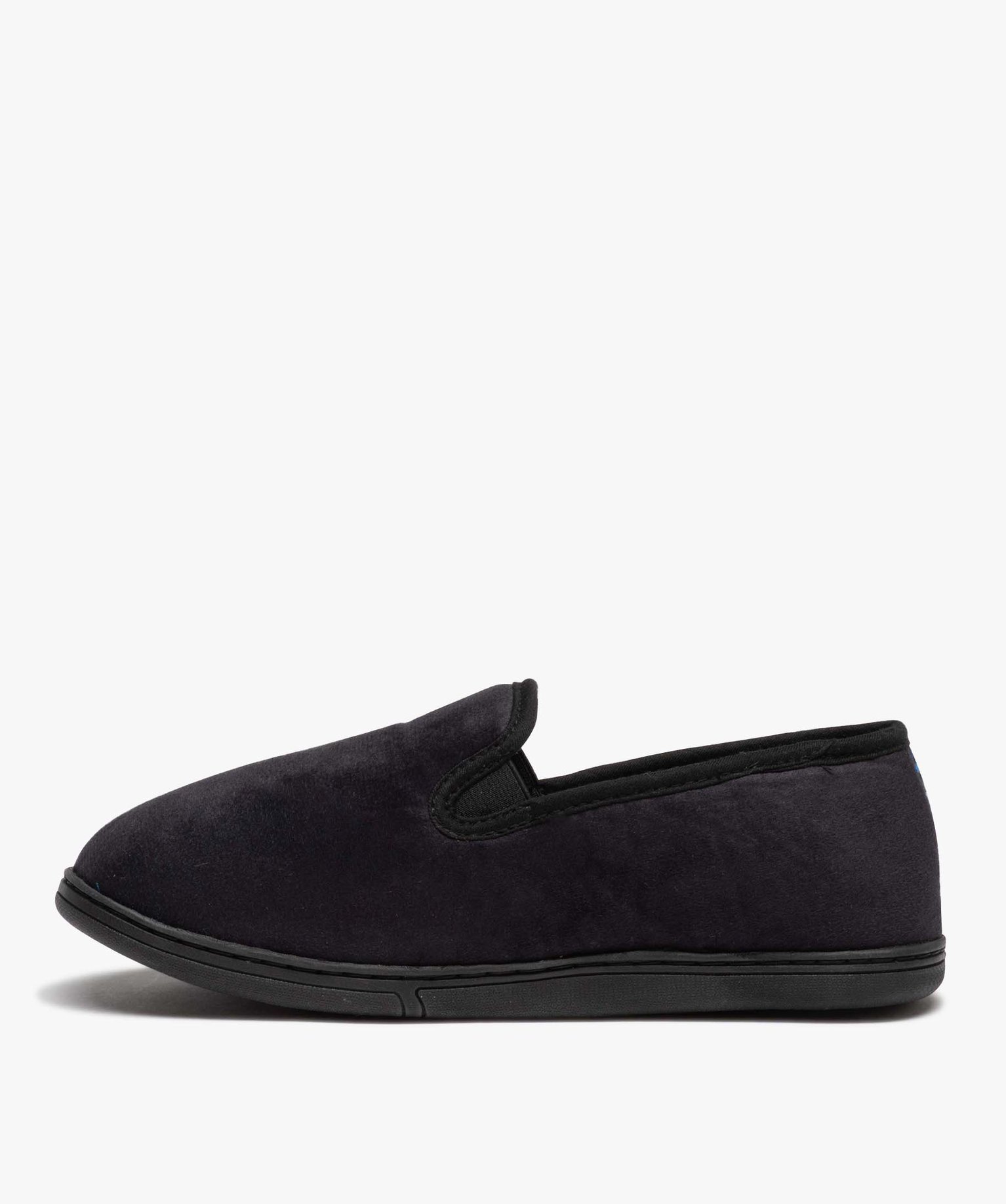Chaussons homme tout confort en velours - DIM bleu | GEMO
