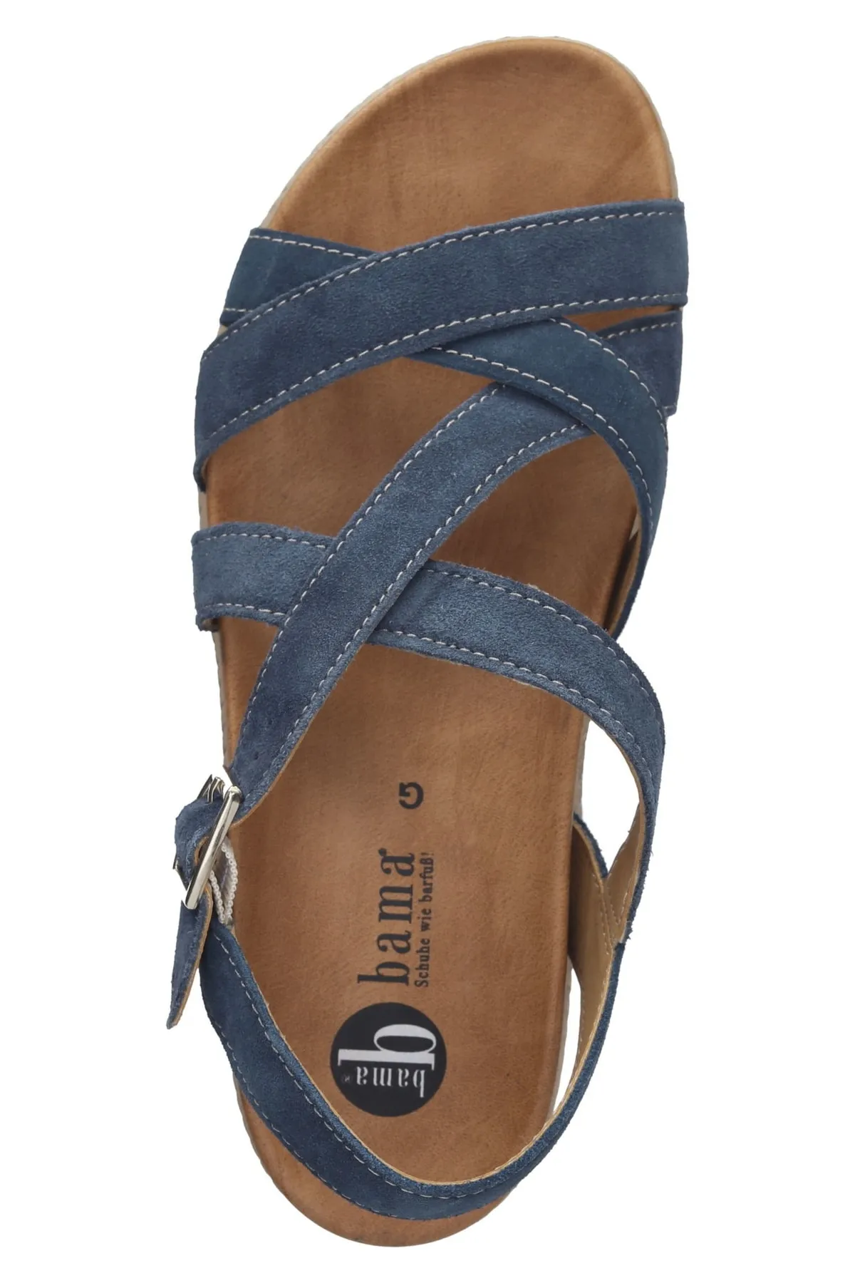 Bama  Sandalette - Blau - Flacher Absatz
