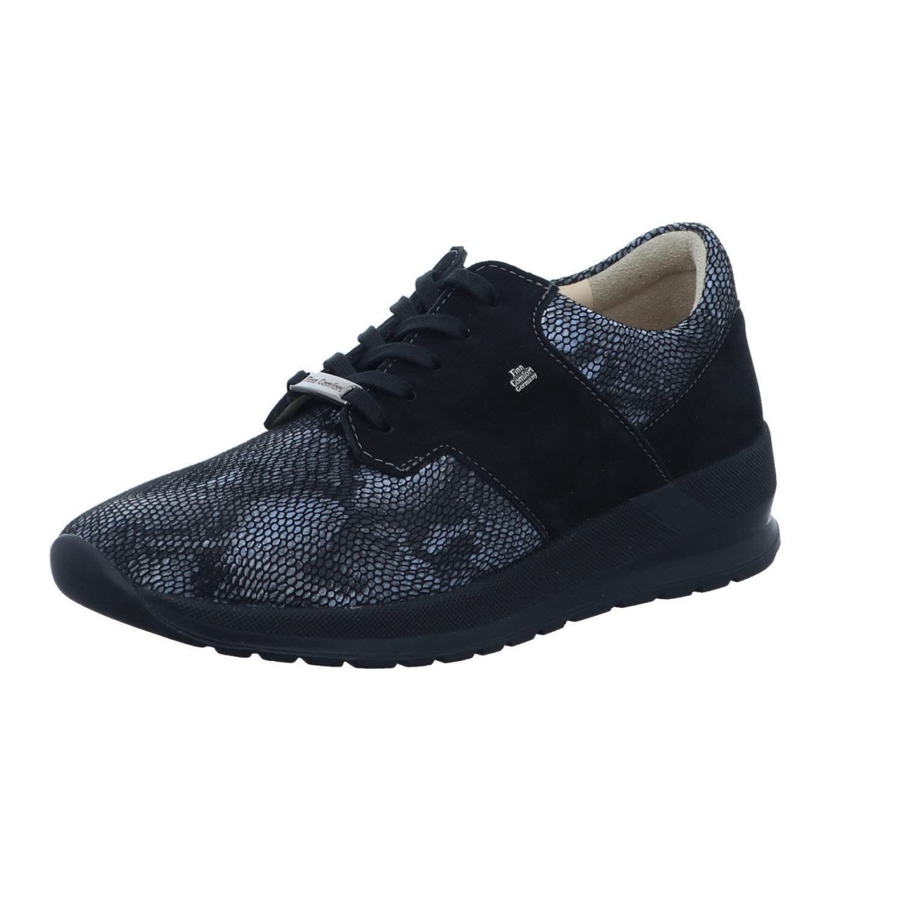 FINN COMFORT Freizeit Schnürer schwarz
