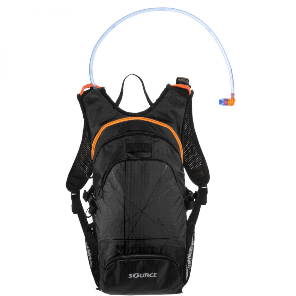 Source Fuse 3 + 9 Liter schwarz/orange Rucksack - Trinkrucksack