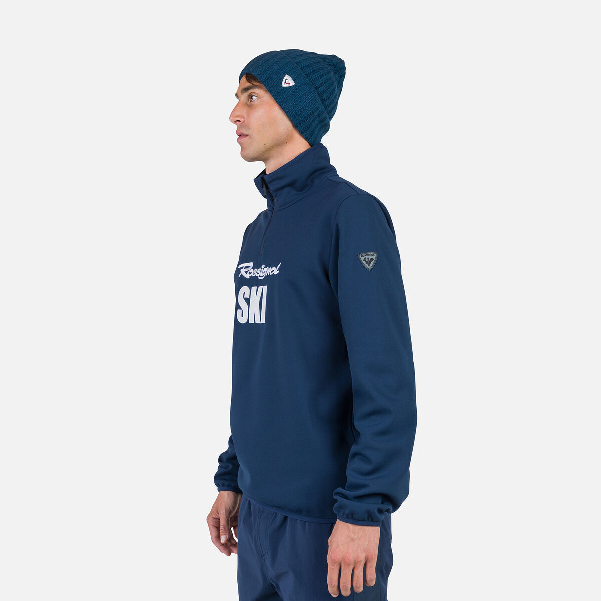 Herren-Ski-Fleeceoberteil mit halblangem Reißverschluss Signature
