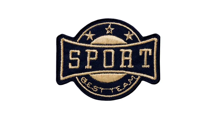 Mono Quick Bügelmotiv Sport Emblem
