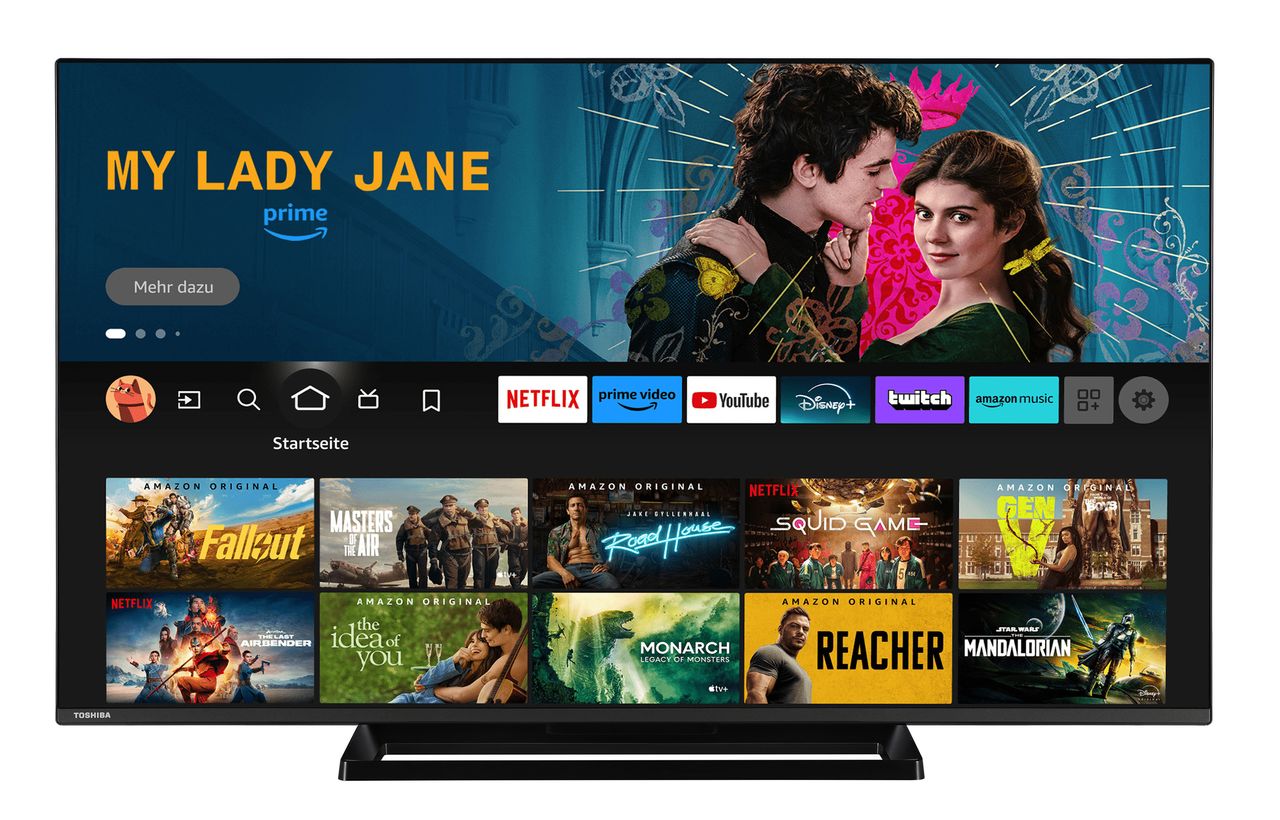 Toshiba Toshiba 50 Zoll Fernseher Fire TV (4K UHD Smart TV, Dolby Vision HDR, Triple-Tuner, Alexa Built-In)