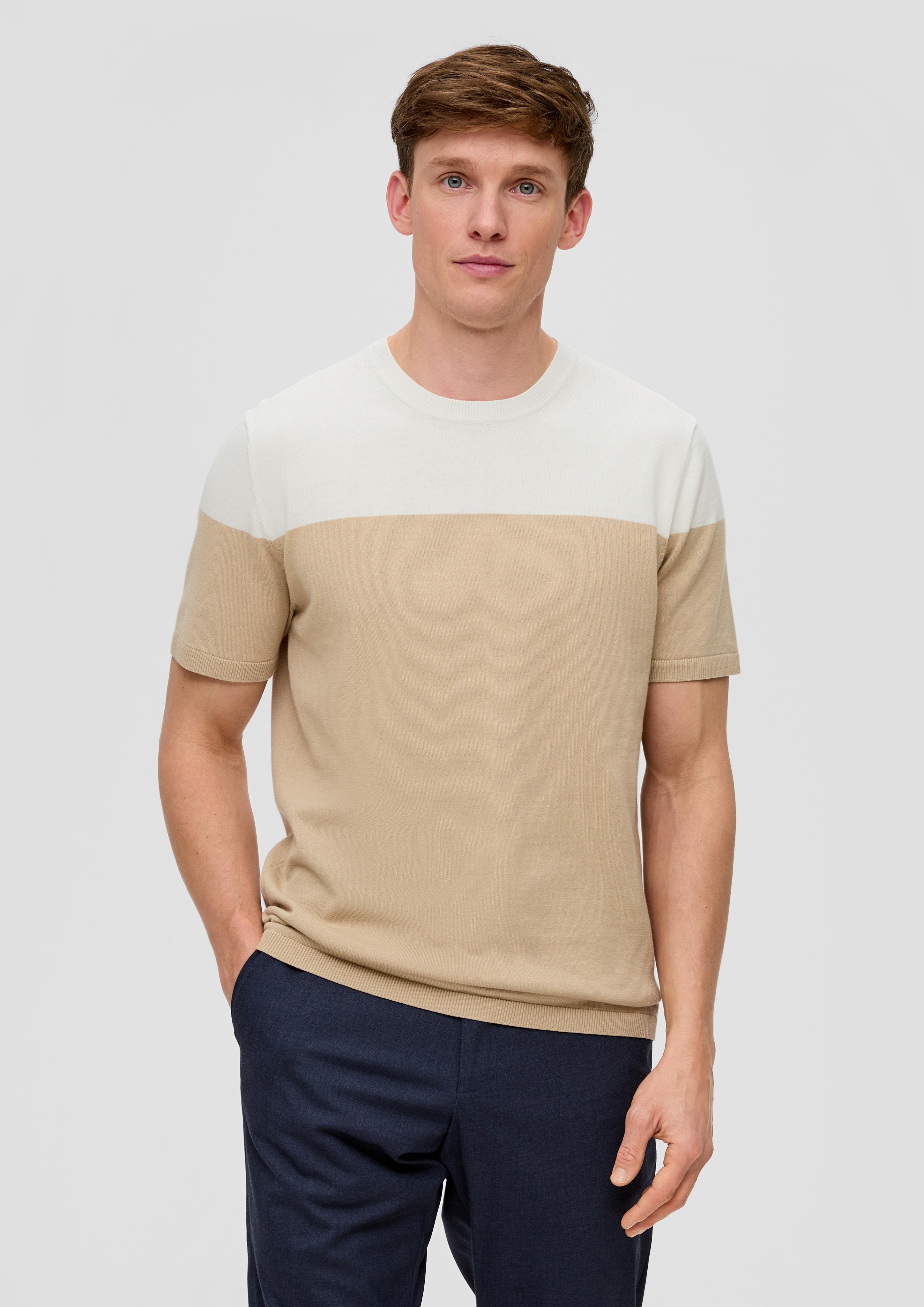 Strickshirt mit Colour-Blocking  2142963-81G0