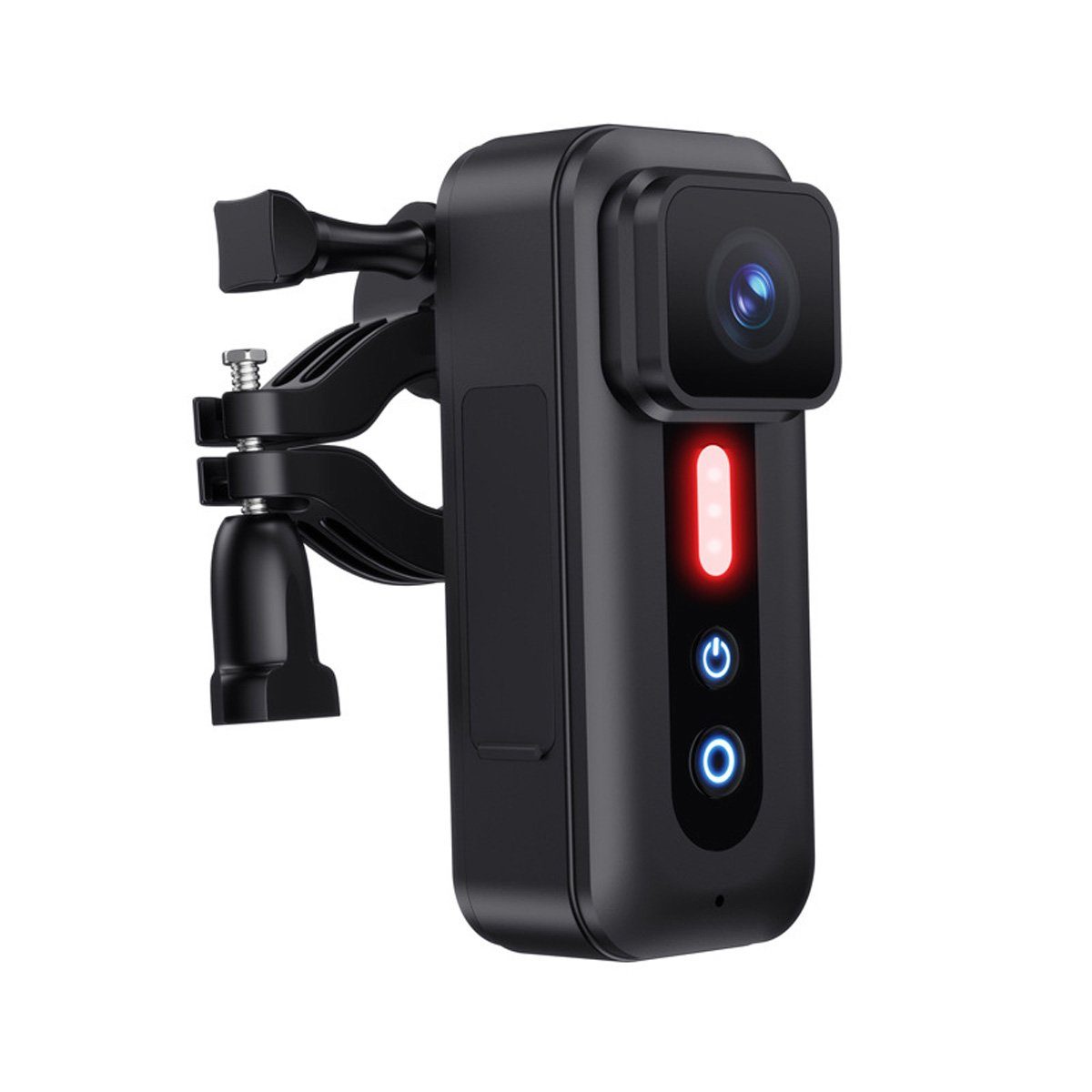 Yoyaxi Fahrrad-Motorrad-Fahrsport-Dashcam 4K, wasserdicht, WiFi-fähig. Dashcam (WLAN-Verbindung für Mobiltelefone, 155°-Weitwinkelansicht)