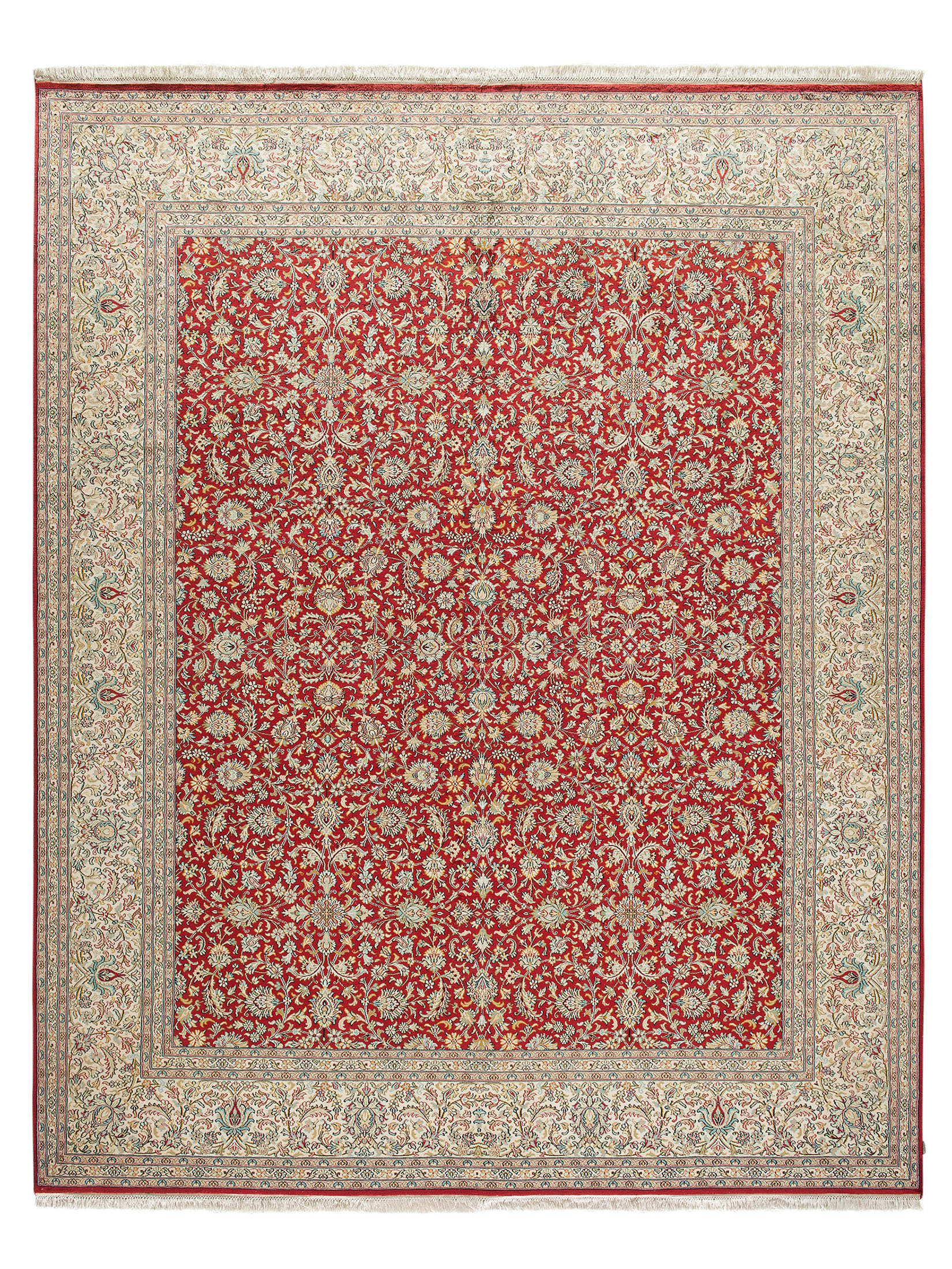 Kaschmir Seide 18/18 ca. 245 x 309 cm, Unikat / Einzelstück