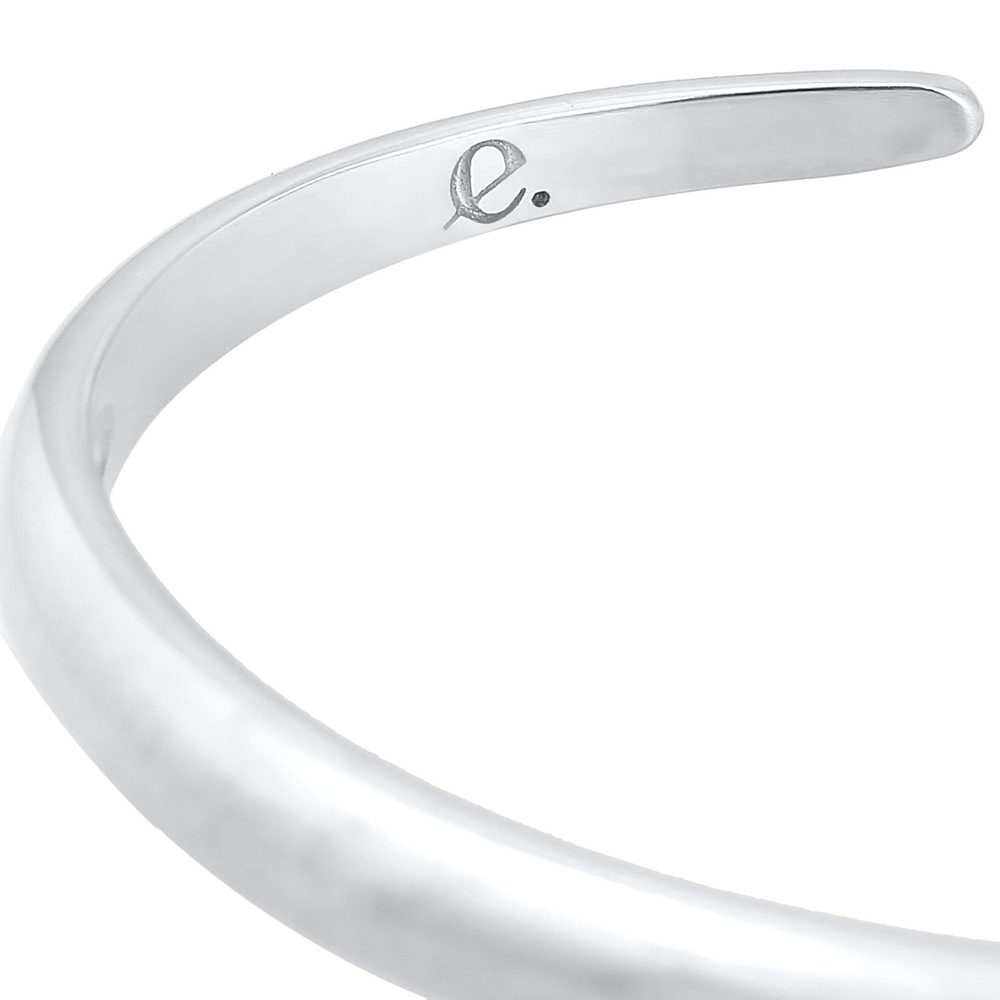 Elli PREMIUM Elli PREMIUM Bracelet Bracelet femme rond ouvert élégant en argent sterling 925 Bracelet