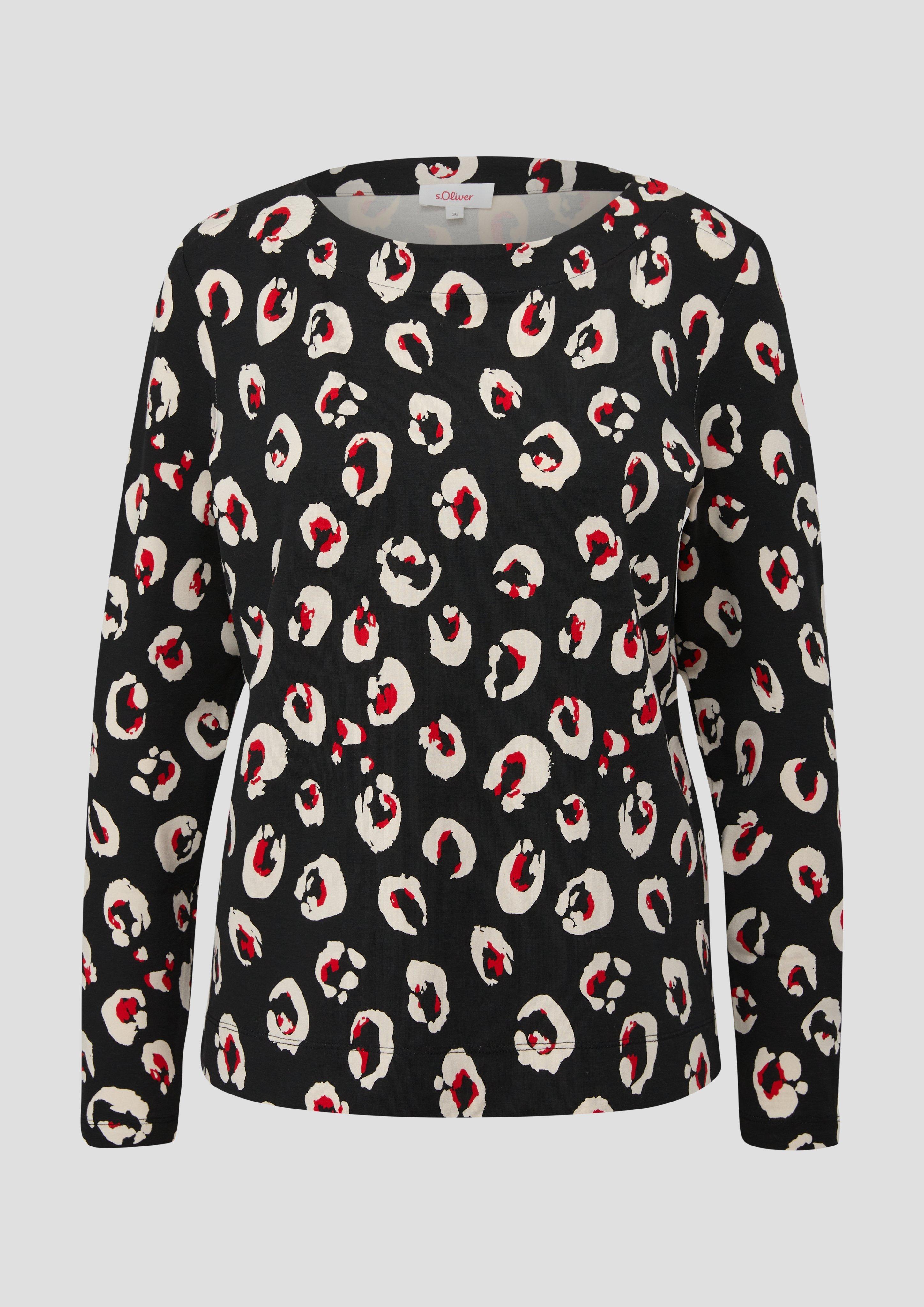 Longsleeve aus Viskosestretch  2139664-99A1