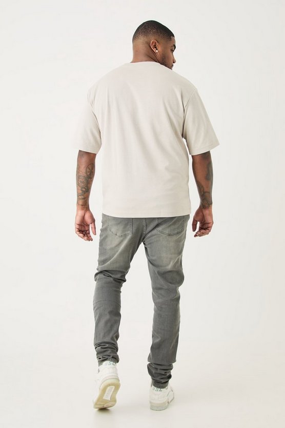 Plus Super Skinny Stretch Jeans mit Rissen