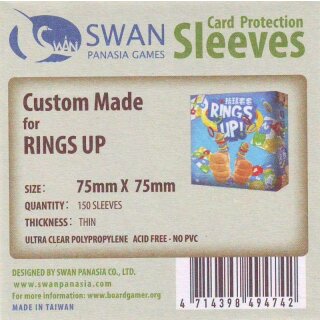 Swan Panasia Kartenhüllen 75mm x 75mm dünn (150)