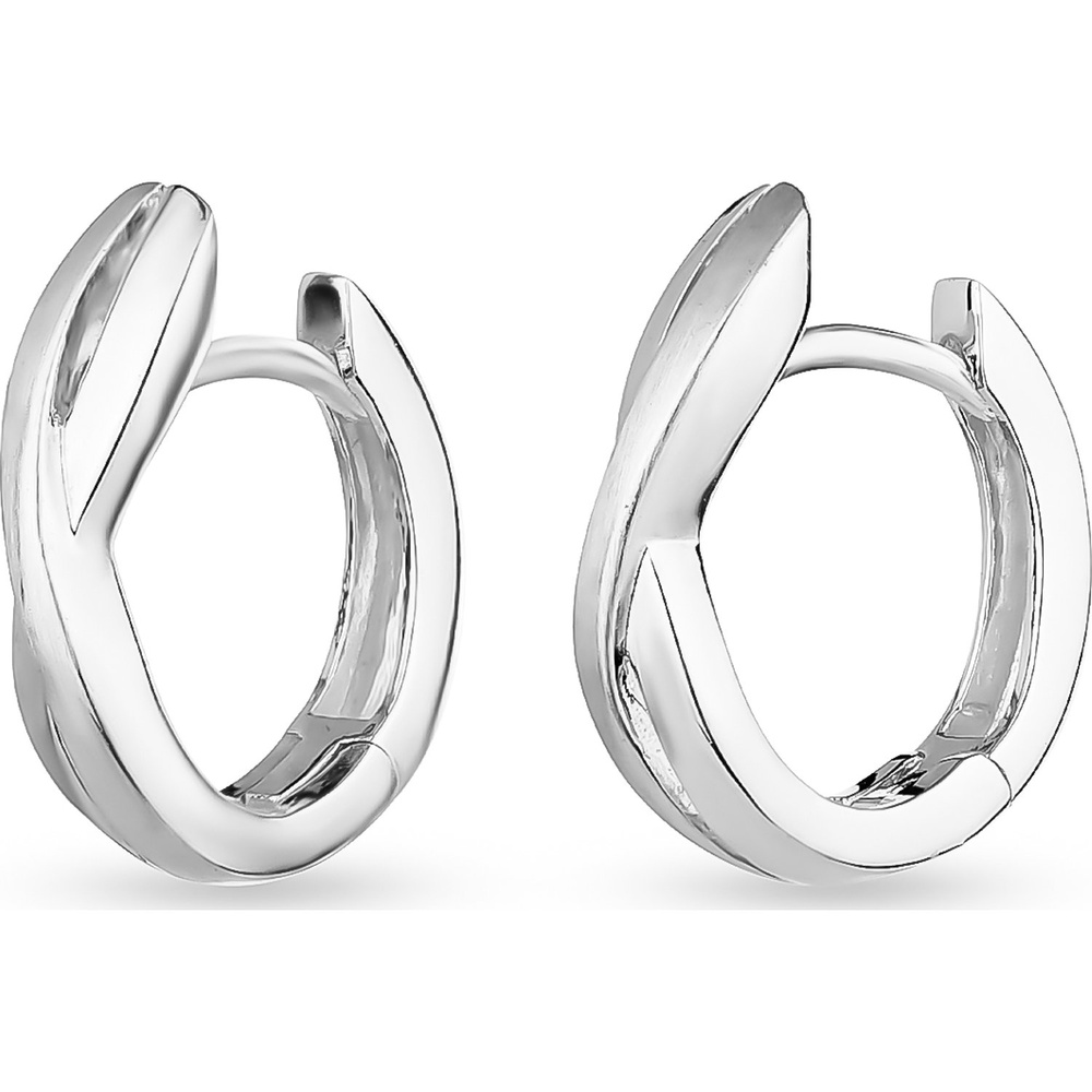 FAVS Créoles 925 Argent Boucles d'oreilles