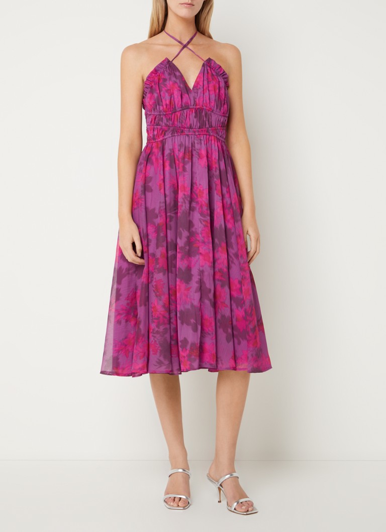Vestido midi Arla Hallie con estampado floral de French Connection