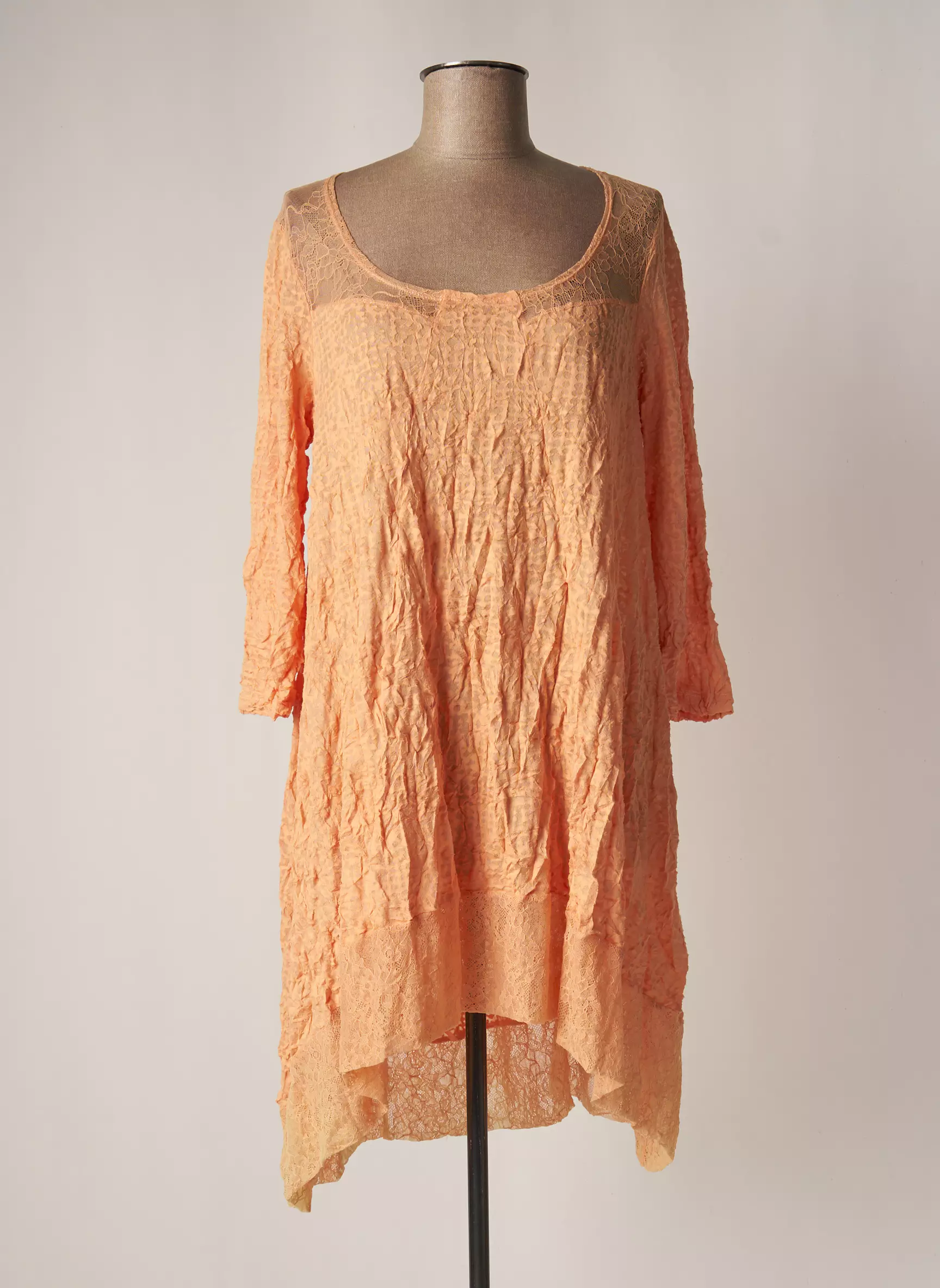 Lauren Vidal Robes Mi Longues Femme couleur orange