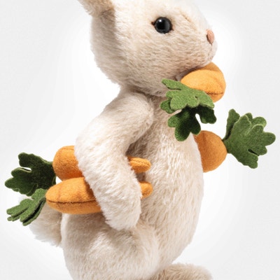 Harriet das hungrige Kaninchen, 21 cm, weiß