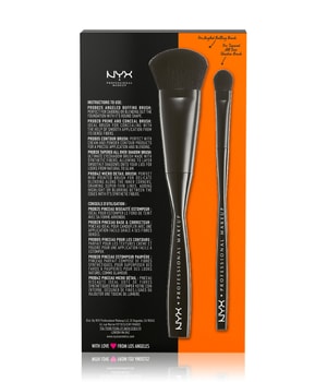 NYX Professional Makeup Essential Brush Kit Makeup-Set mit fünf Pinseln für perfekte Styles Pinselset-1 Stk