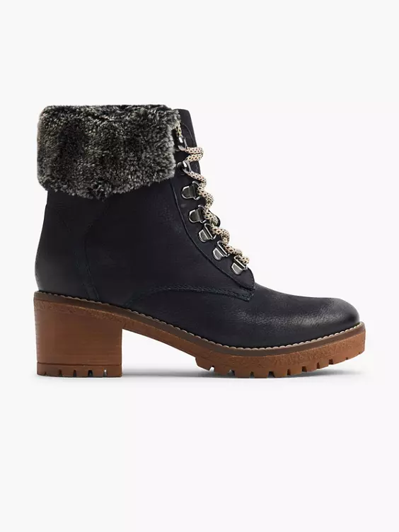 5th Avenue Leder Schnürstiefelette