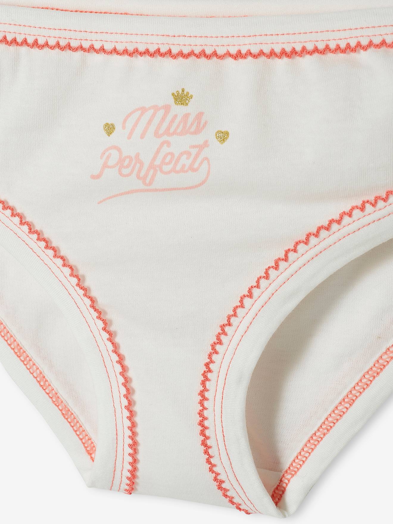 Vertbaudet 7er-Pack Mädchen Slips Oeko-Tex - farblich sortiert