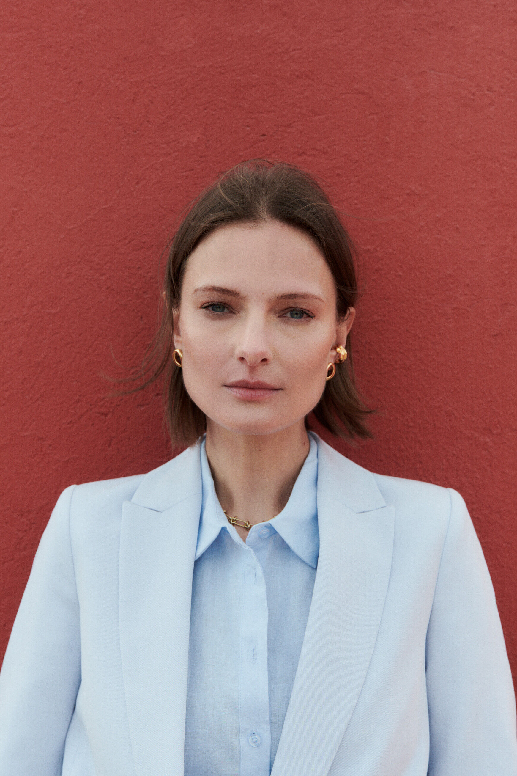Veste vanais bleu ciel femme