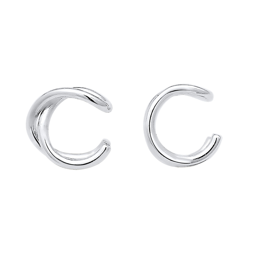 Elli Elli by Julie & Grace Boucles d'Oreilles Ear Cuff Geo Base Minimal Femme - 925/10 Boucles d'oreilles