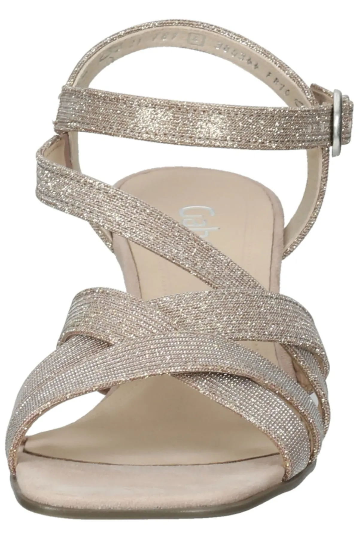 GABOR  Sandalette - Beige - Blockabsatz