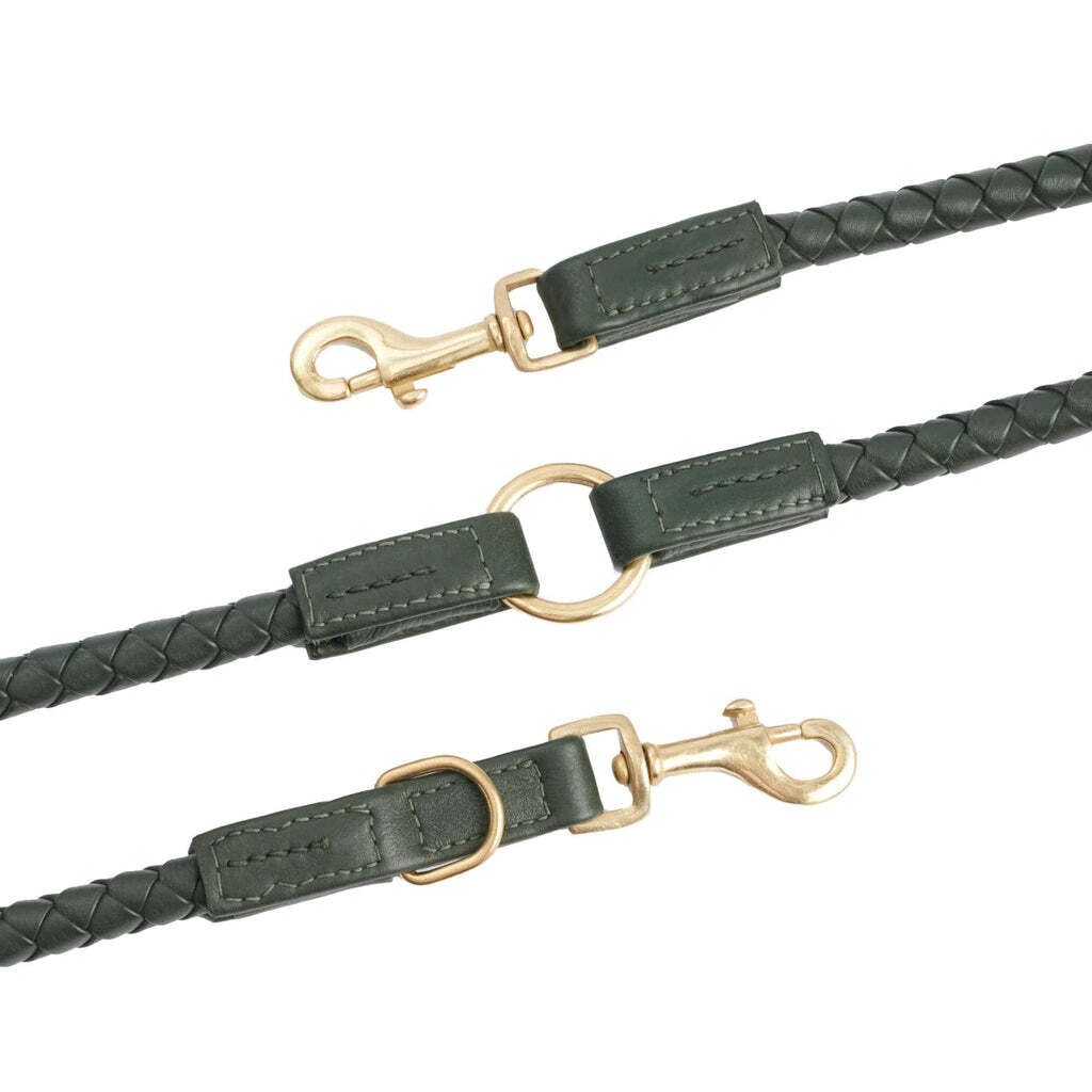 William Walker Hundeleinen William Walker Hundeleine Twisted Dark Moss XXS-XS