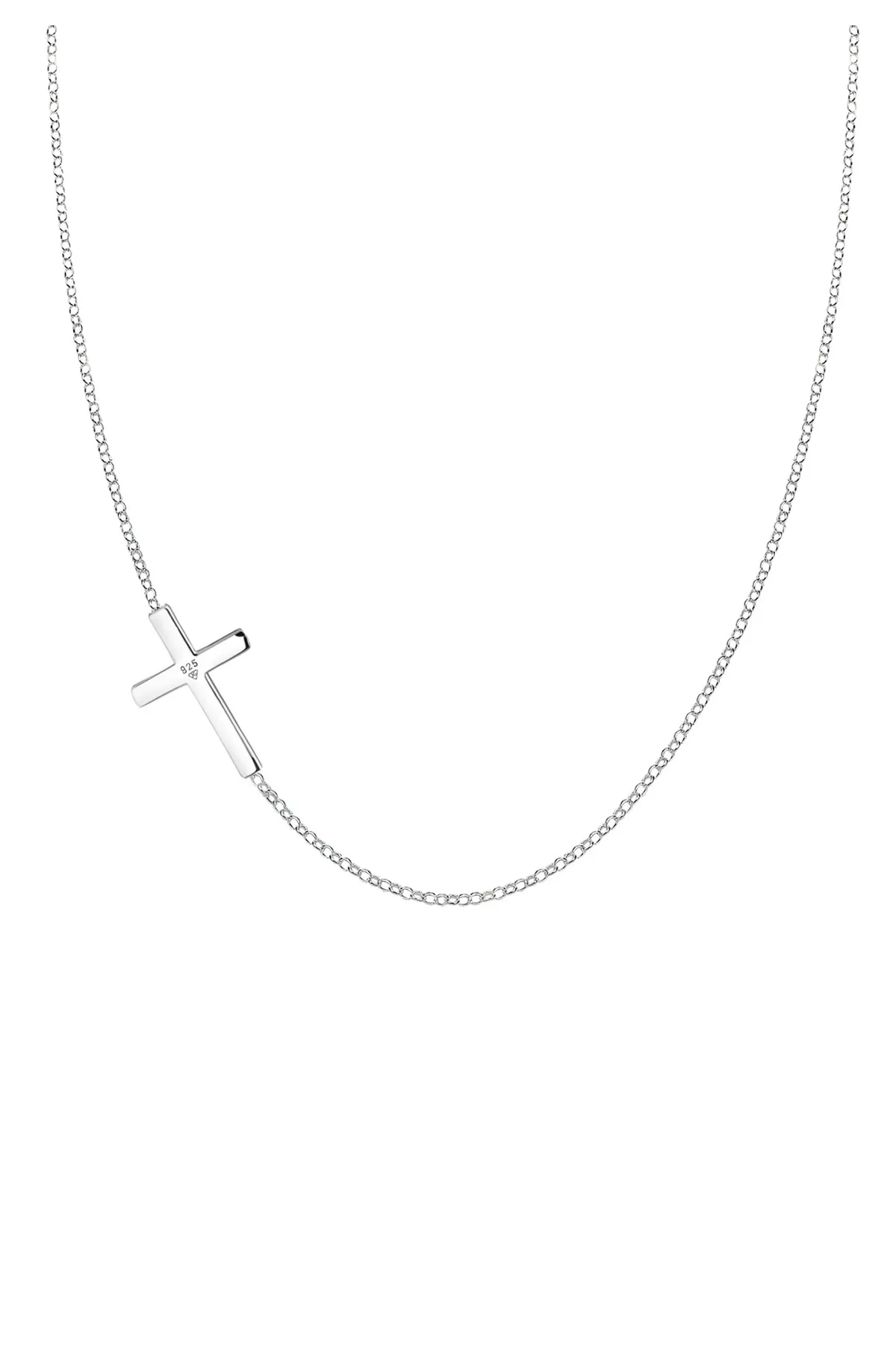 ELLI  Halskette Trend Kreuz Symbol Glaube Religion 925 Silber