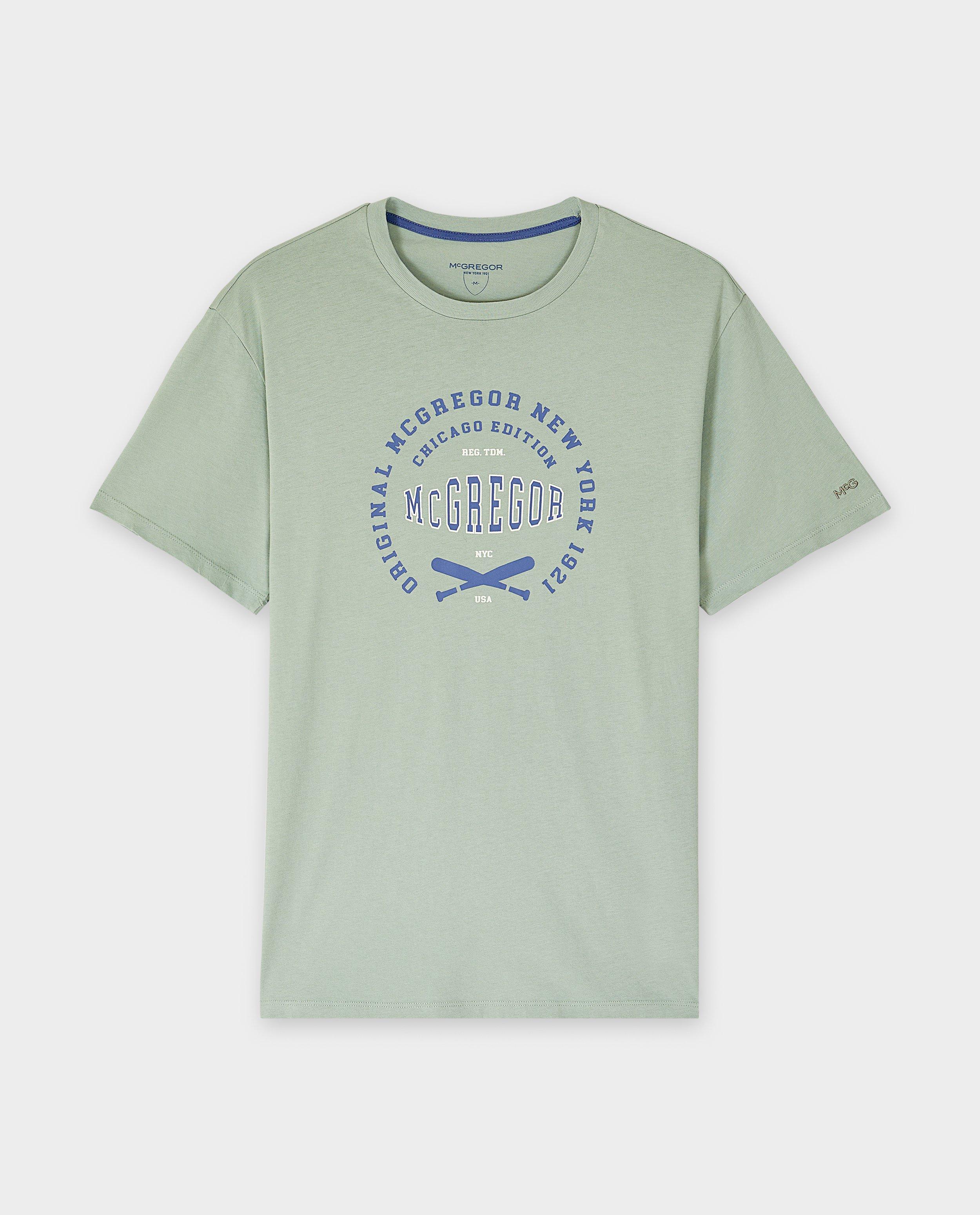 Tricou McGregor cu inscripție verde deschis