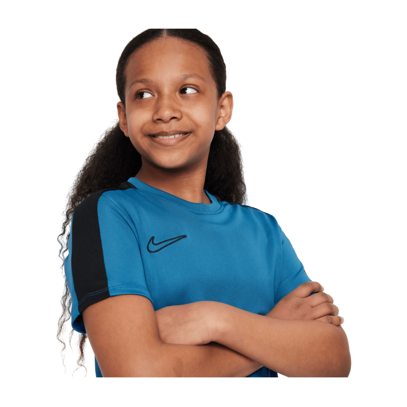 Nike Academy 23 T-Shirt Kids Blau Schwarz F457