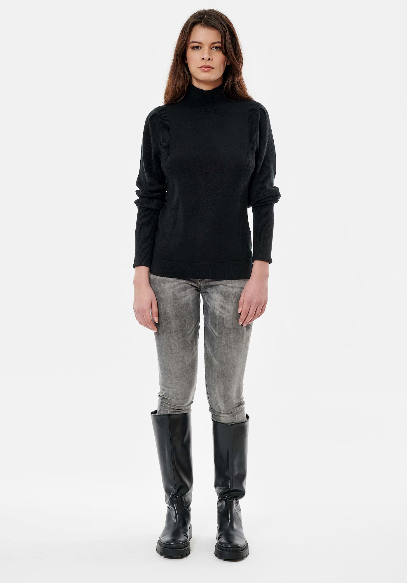 LIZON  Pull noir femme