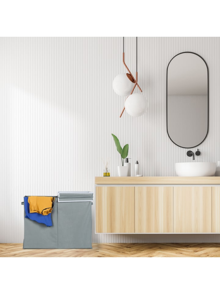 relaxdays Wäschekorb in Grau - 100 Liter günstig kaufen onesize