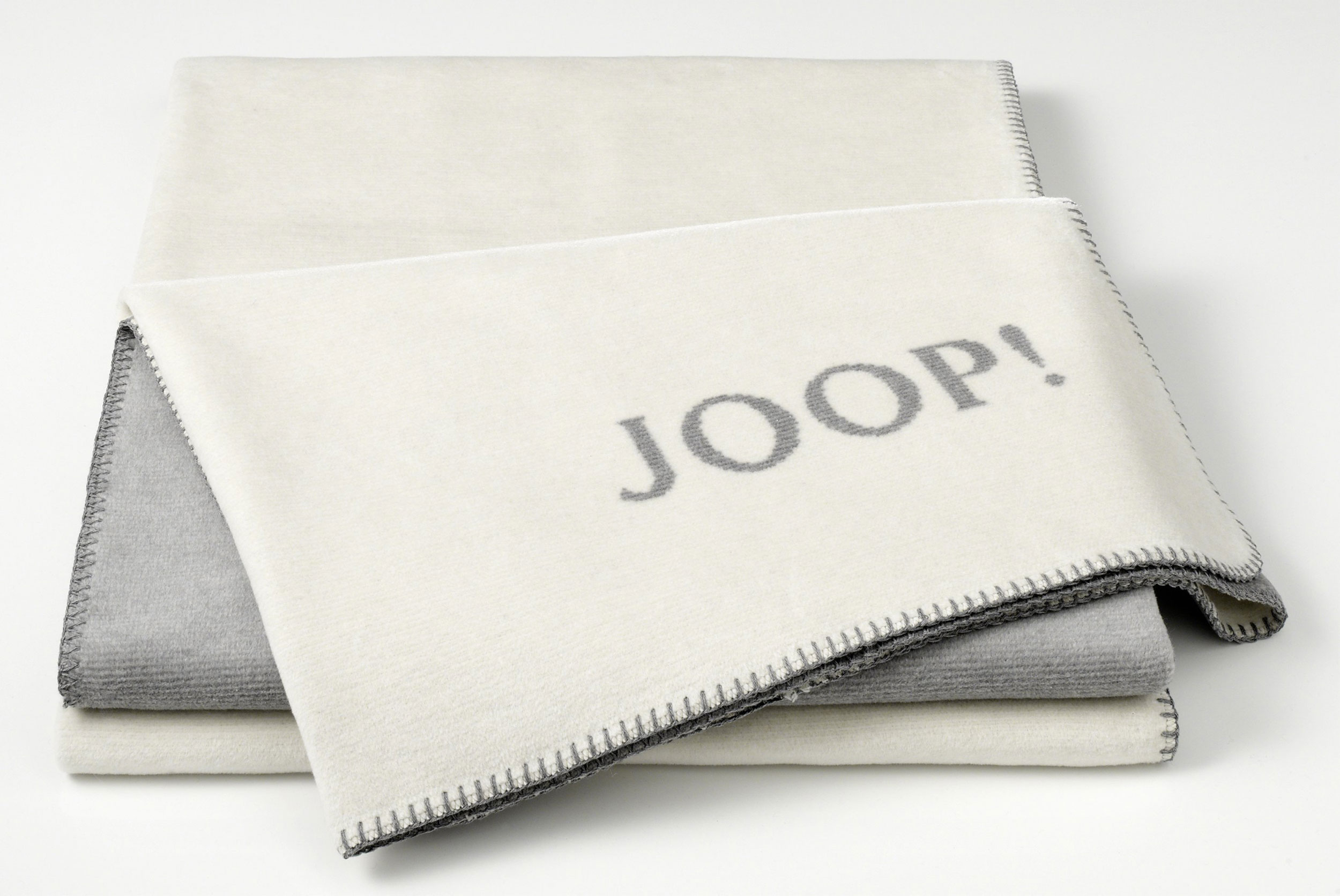 JOOP!Wohndecke natur-silberf.