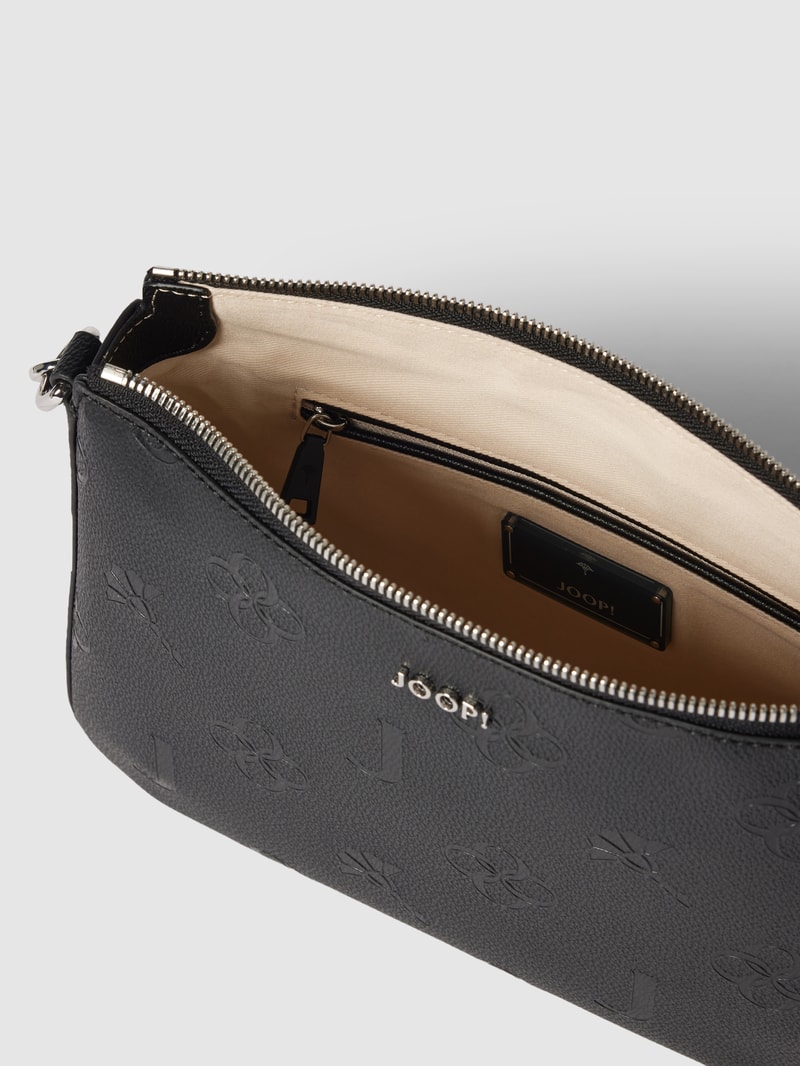 Handtasche mit Logo-Muster Modell 'jasmina' in black