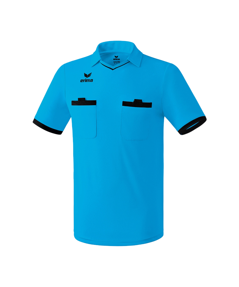 Erima Saragossa Schiedsrichter Trikot Blau Schwarz