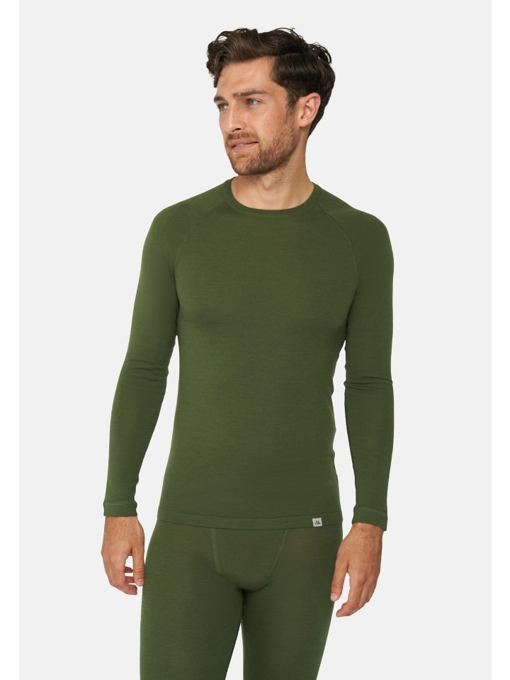 DANISH ENDURANCE Baselayer-Set Merino Baselayer in green günstig kaufen