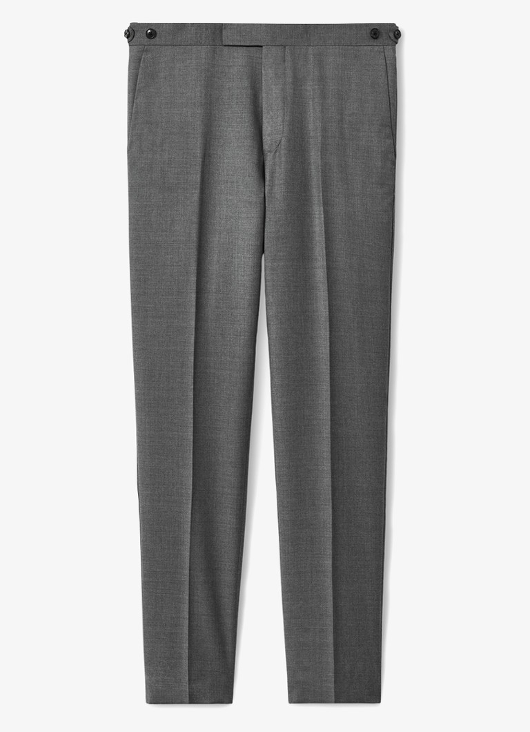 Pantaloni Reiss Aspire din lână, croială modernă, mulată.