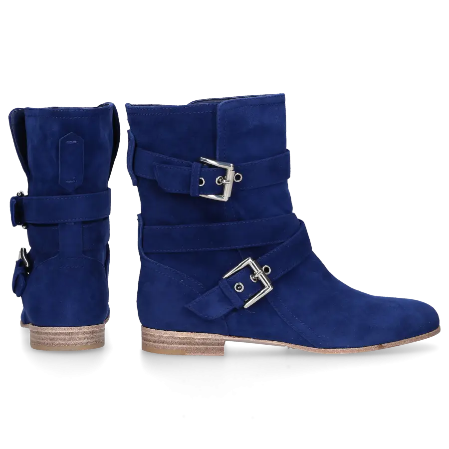 Gianvito Rossi - Stiefeletten G70005 Veloursleder - blau