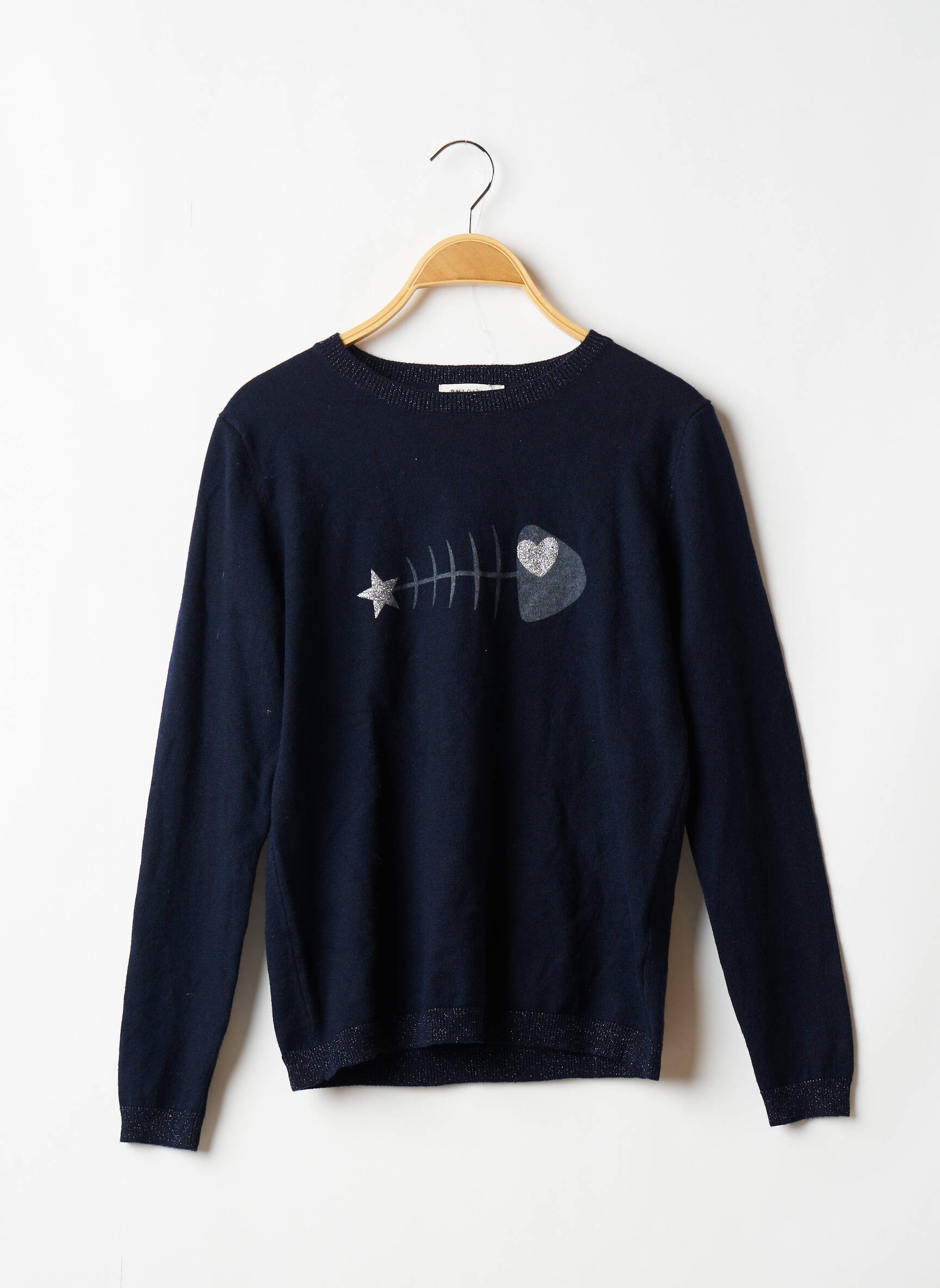 Pm Loving Pulls Fille couleur bleu
