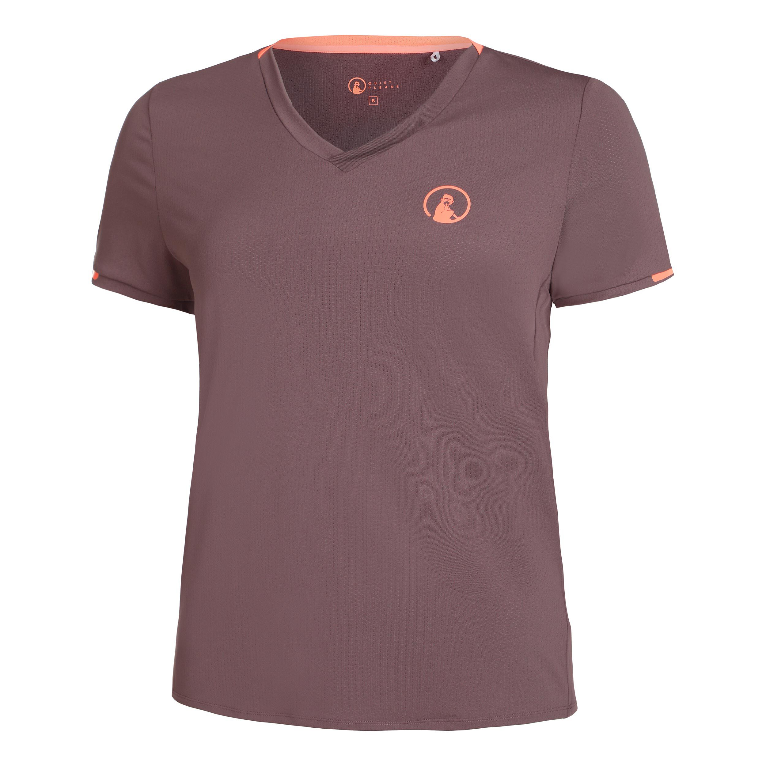 Retriever V-Neck T-Shirt Damen - Lila